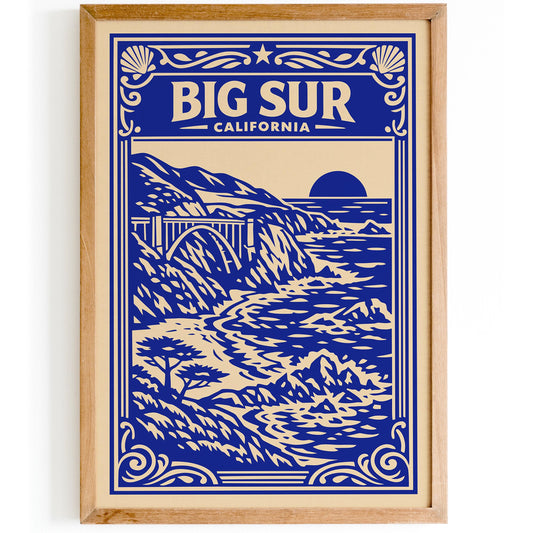 Big Sur California Poster