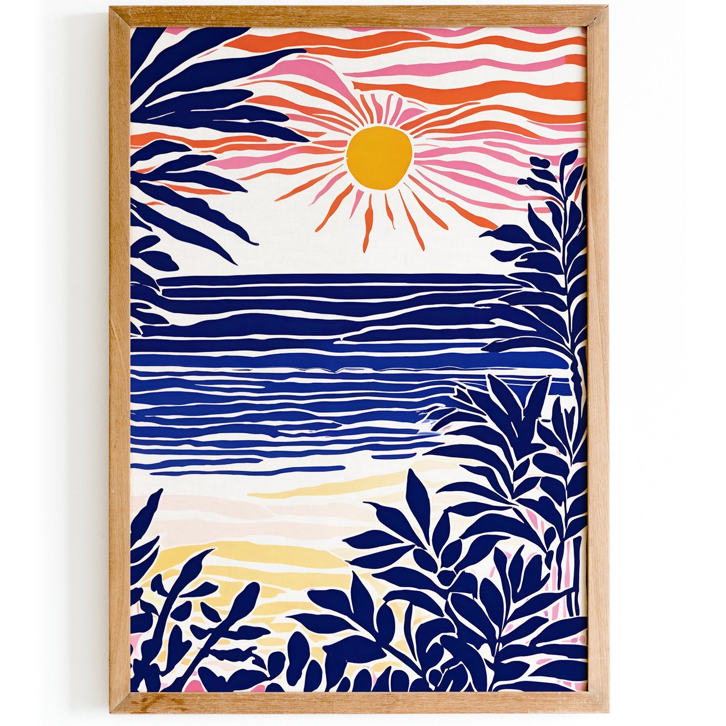 Tropical French Riviera Poster