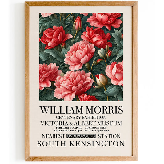 Vintage Floral William Morris Poster