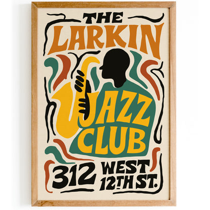 The Larkin Jazz Club Poster