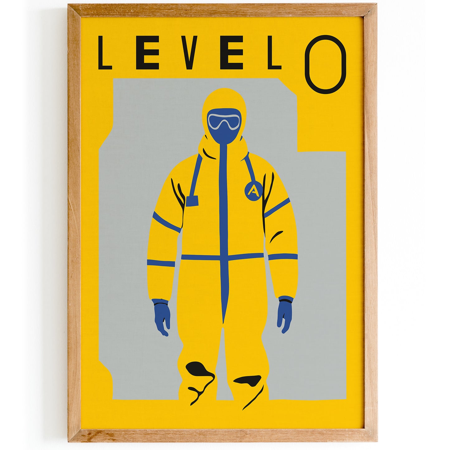 The Backrooms Hazmat Suit Poster