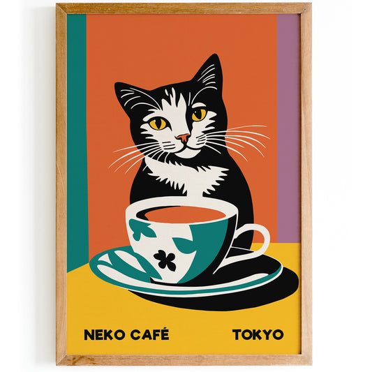 Neko Cafe Tokyo Poster