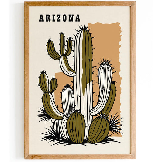 Arizona Cactus Poster
