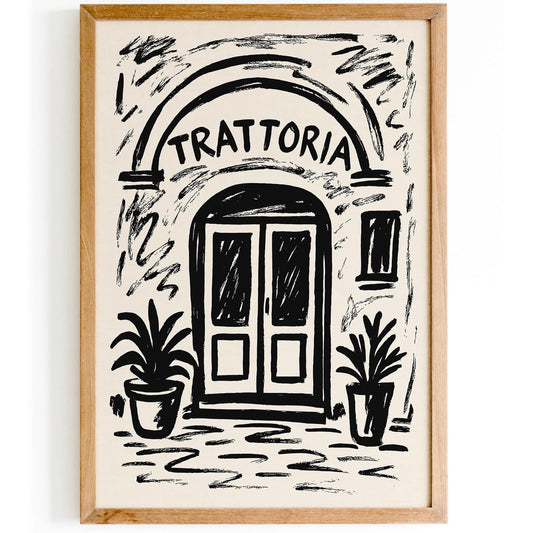 Trattoria Italian Restaurant Art Print