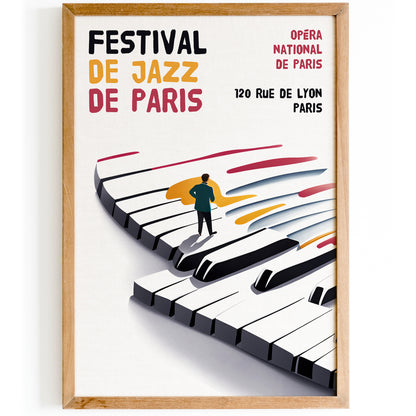 French Jazz Festival Poster