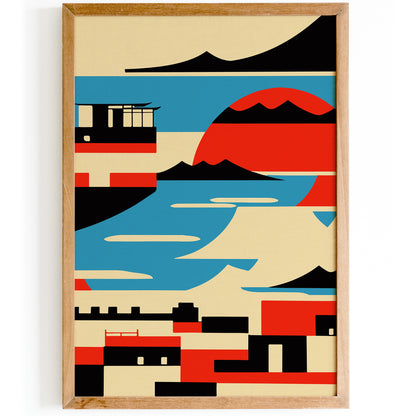 Geometric Japan Art Print