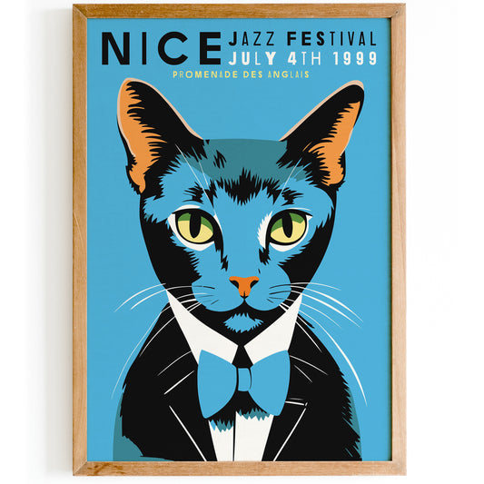 Nice Jazz Festival 1999 Retro Poster