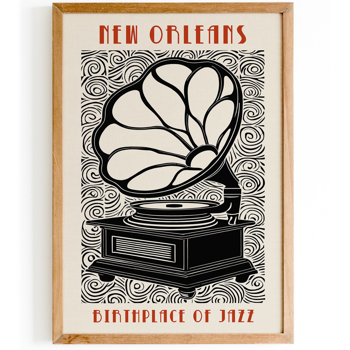 New Orleans Birthplace of Jazz Poster