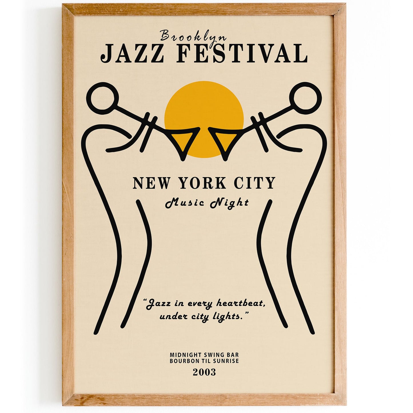 Brooklyn Jazz Festival Poster 2026