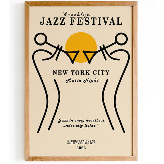 Brooklyn Jazz Festival Poster 2026