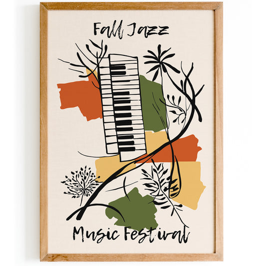 Fall Jazz Music Festival NYC Poster