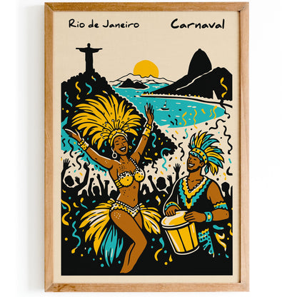 Rio de Janeiro Carnaval Poster