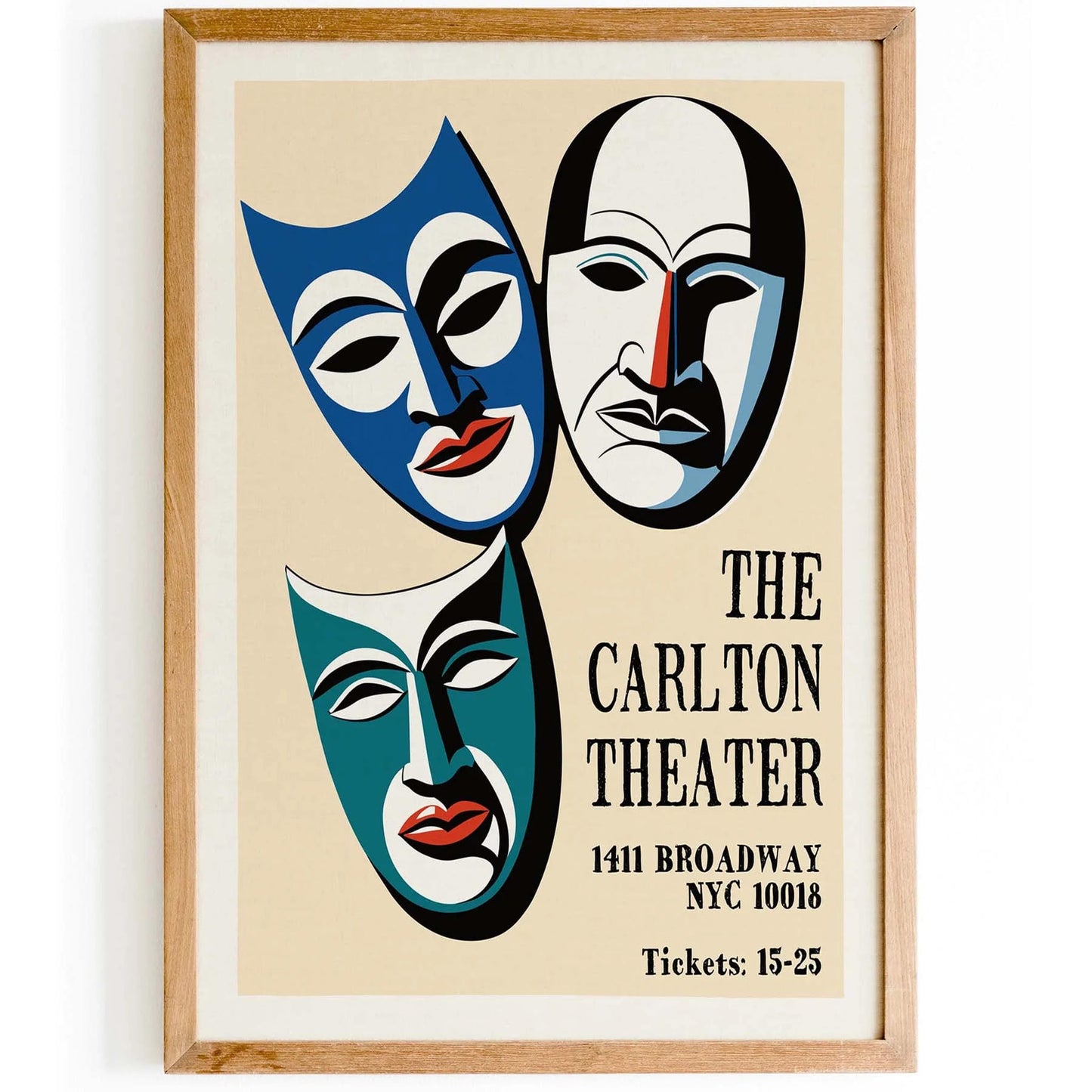 NYC Theater Poster Print