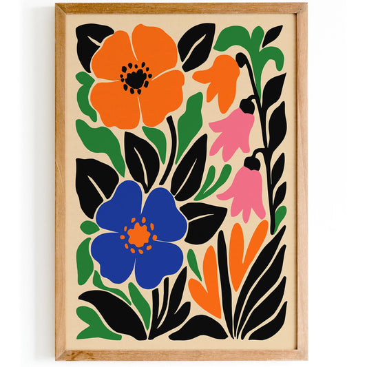 Bold Floral Art Print Poster
