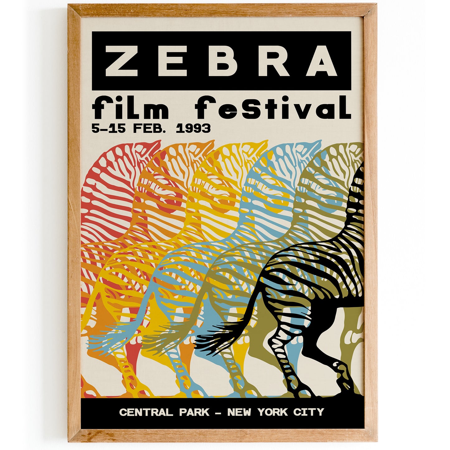 Zebra Film Festival - NYC Advertising Poster