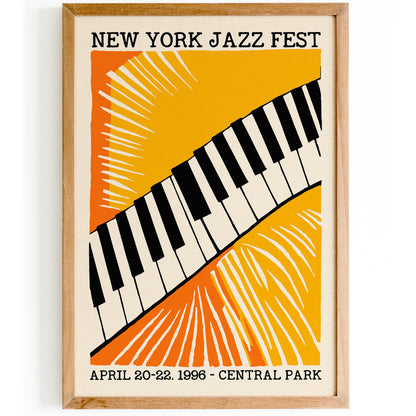 New York Jazz Fest Poster Print