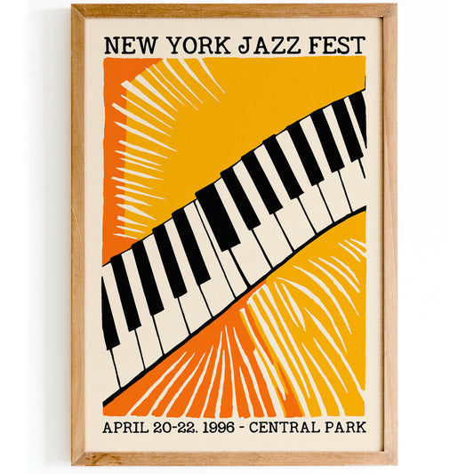 New York Jazz Fest Poster Print