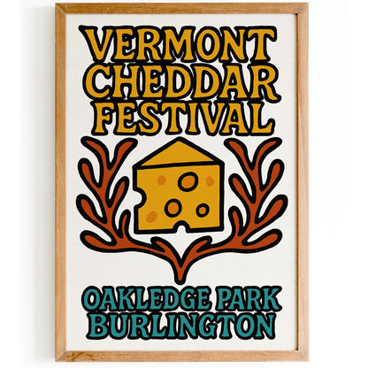 Vermont Cheddar Festival Poster