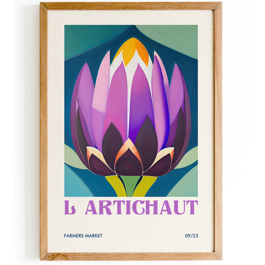 Artichoke French Poster