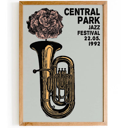 Central Park Jazz Poster Print
