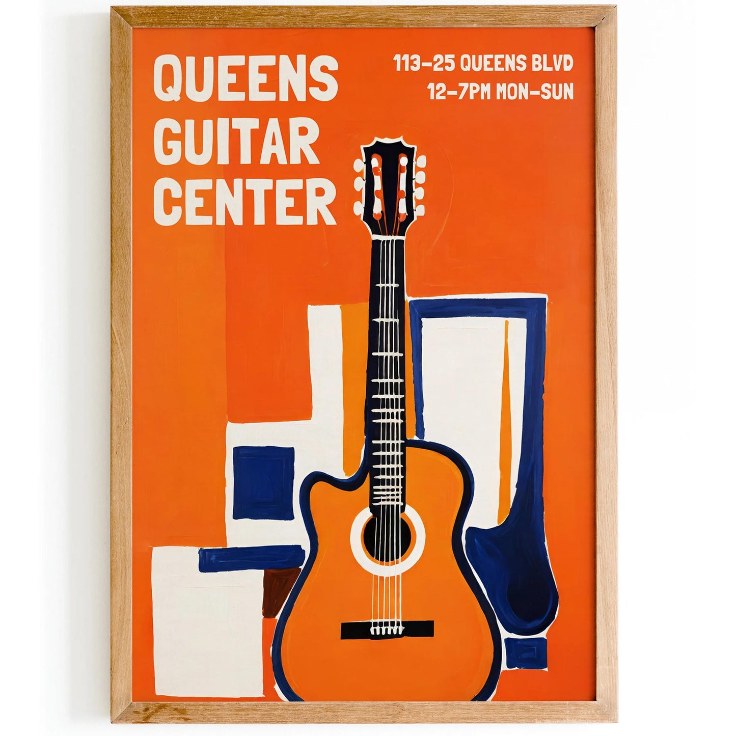 Guitar Music Store Poster