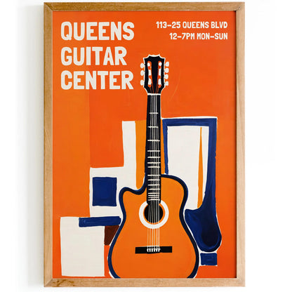 Guitar Music Store Poster