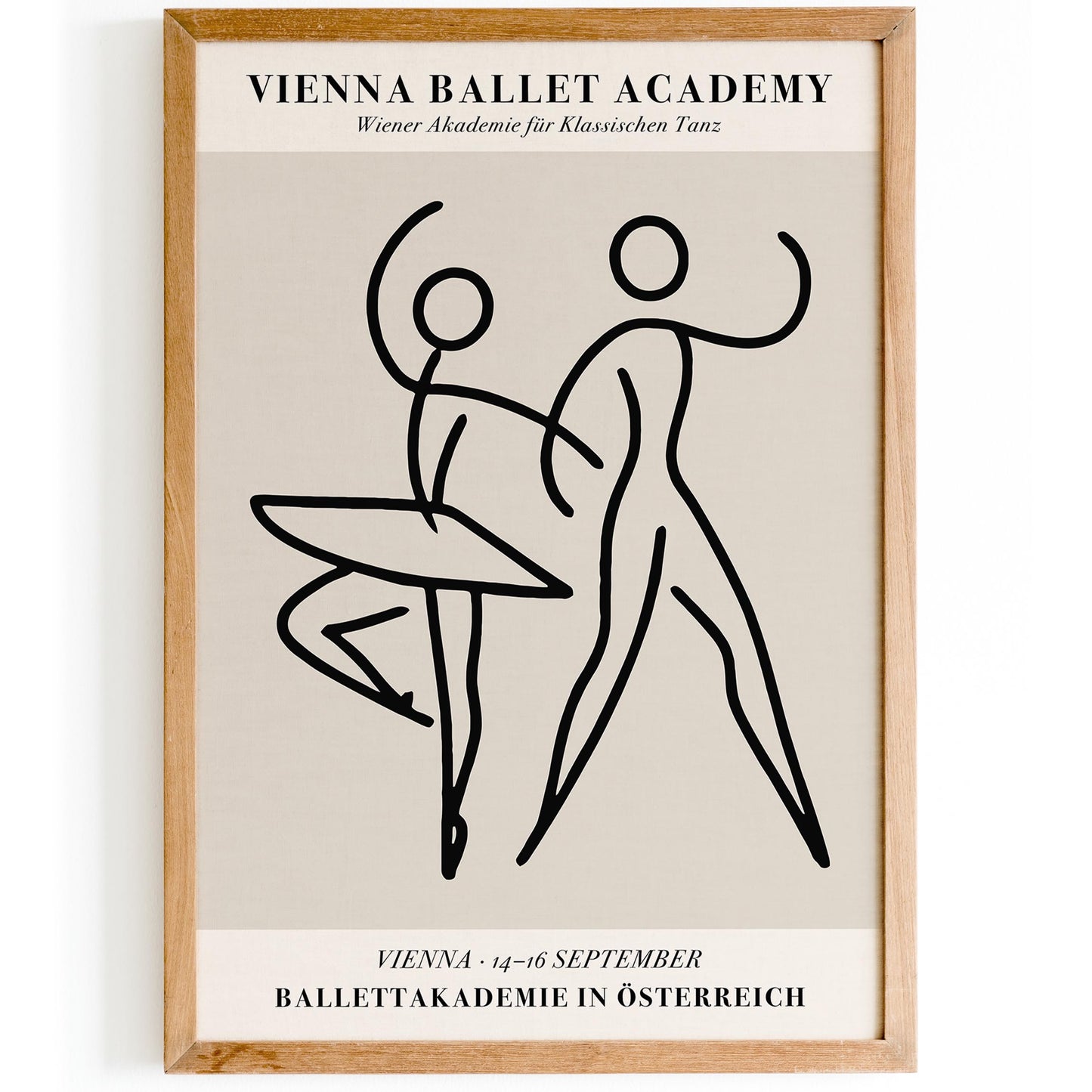 Vienna Balletakademie Poster - Ballet Art Print