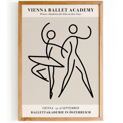 Vienna Balletakademie Poster - Ballet Art Print