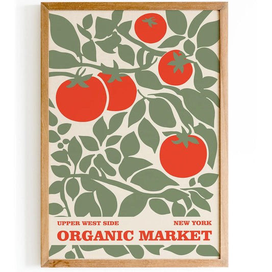 Organic Market New York Poster