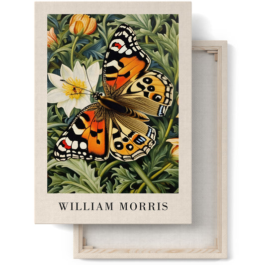 Butterfly William Morris Canvas Art