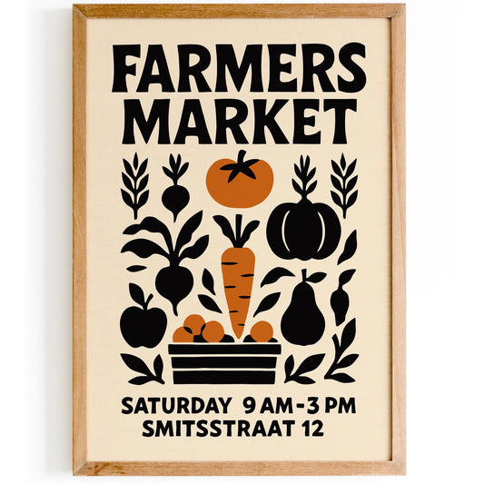 Farmers Market Poster Print
