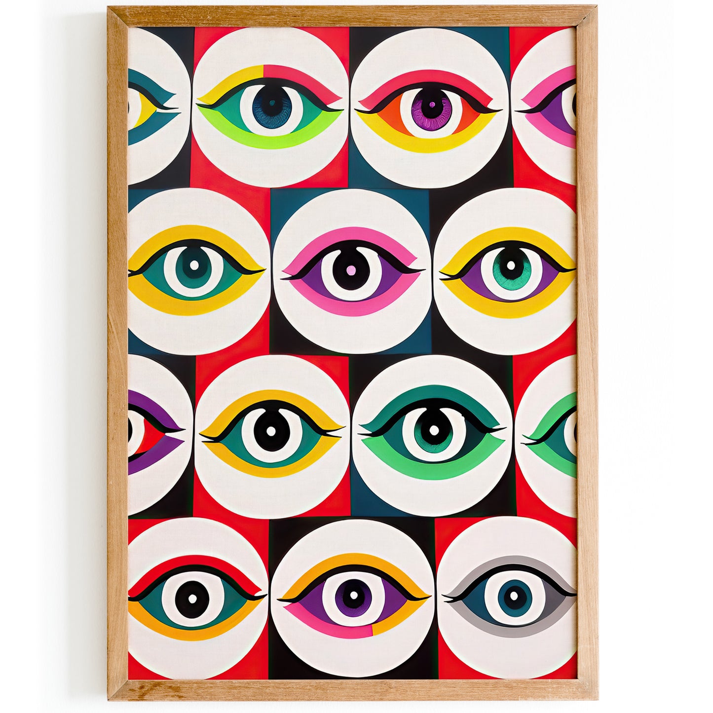 Pop-Art Eyes Poster