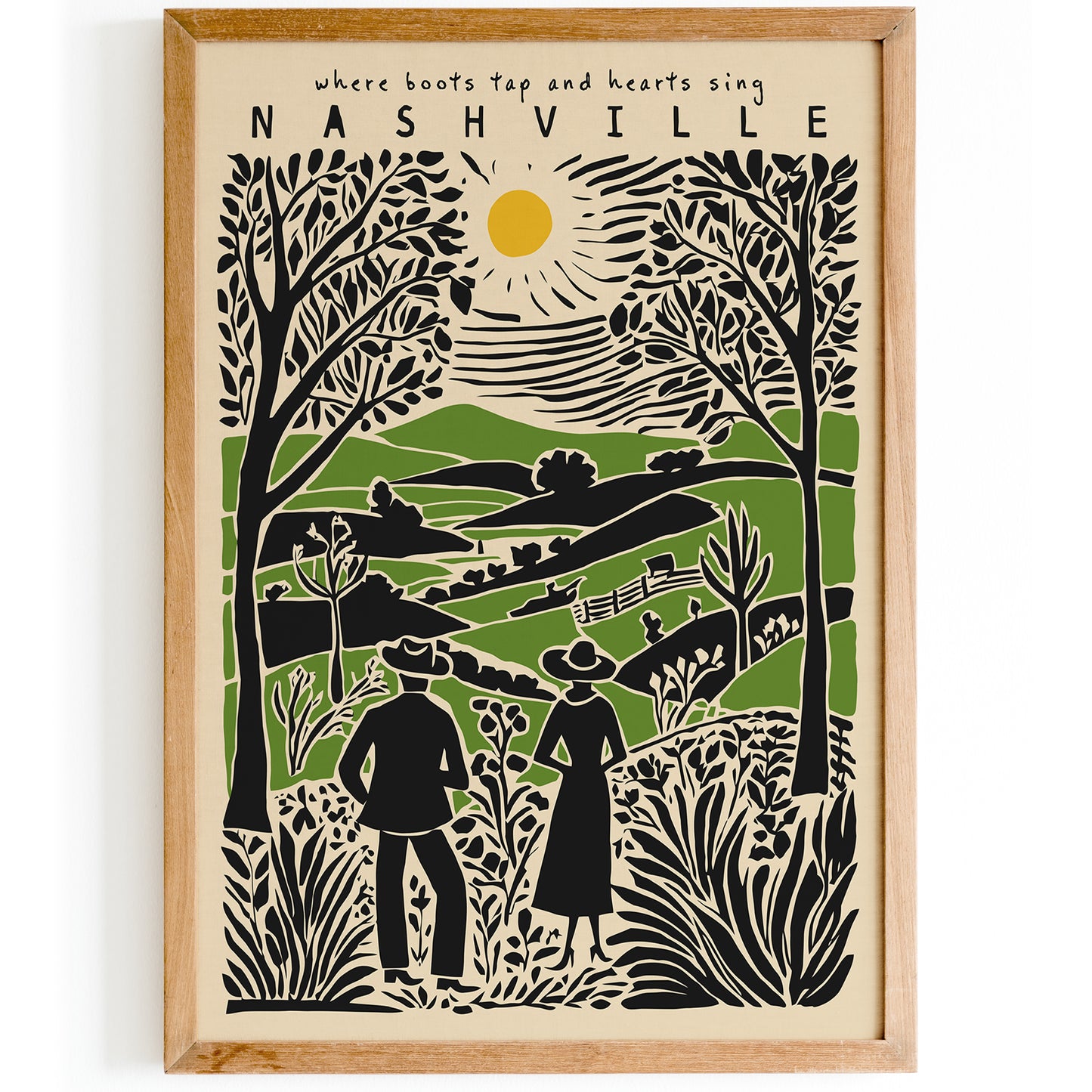 Nashville Travel Poster