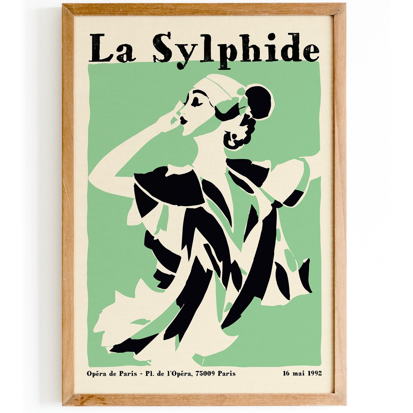 La Sylphide French Opera 1992 Poster