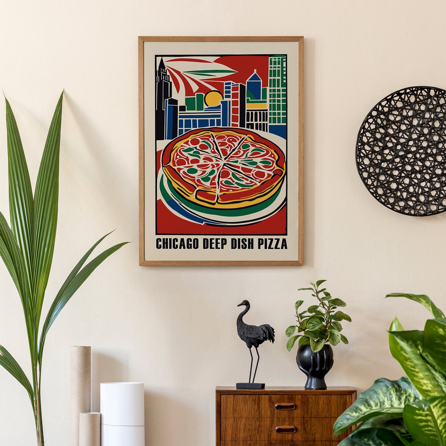 Chicago Deep Dish Pizza Poster