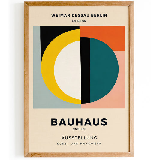 Techtonic Elegance Bauhaus Poster