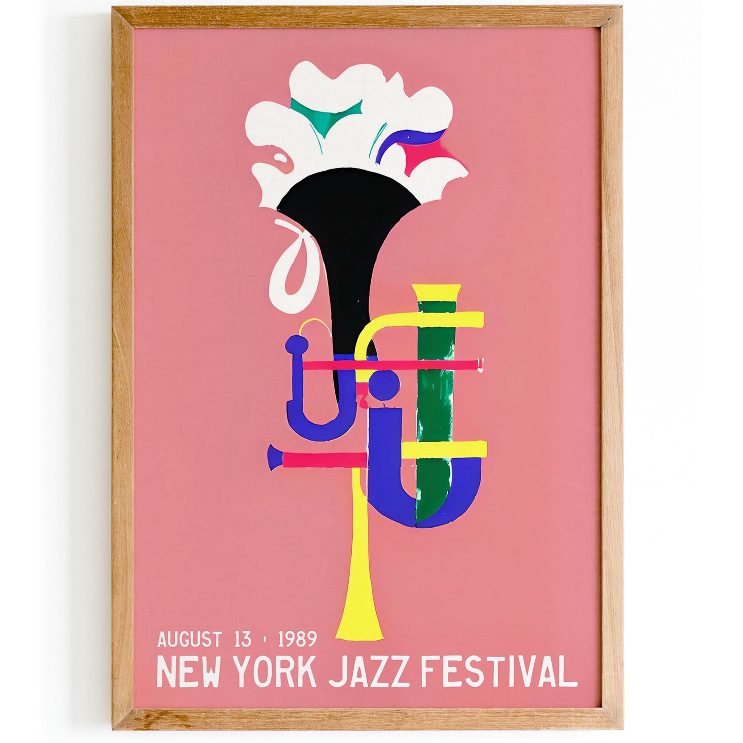 New York Jazz Festival Vintage Poster