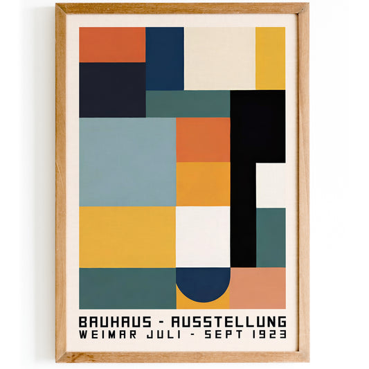 Geometric Bauhaus 1923 Poster