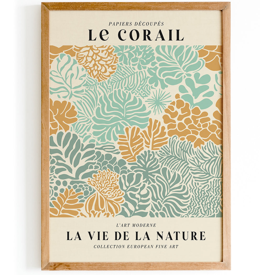 Le Corail Nature Poster