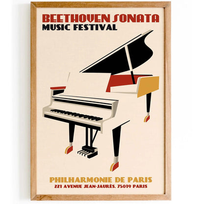 Philharmonie Music Poster Print