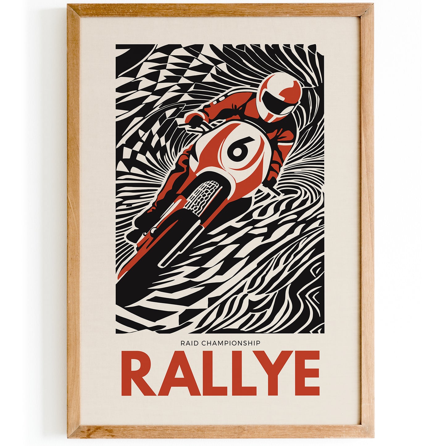 Raid Championship Rallye Sport Poster