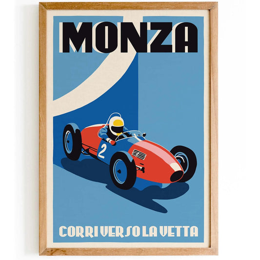 Monza Vintage Racing Poster
