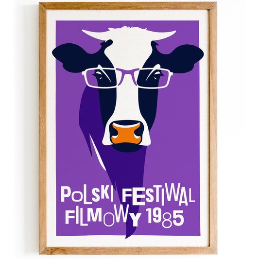 Polish Movie Festival Vintage Poster 1985