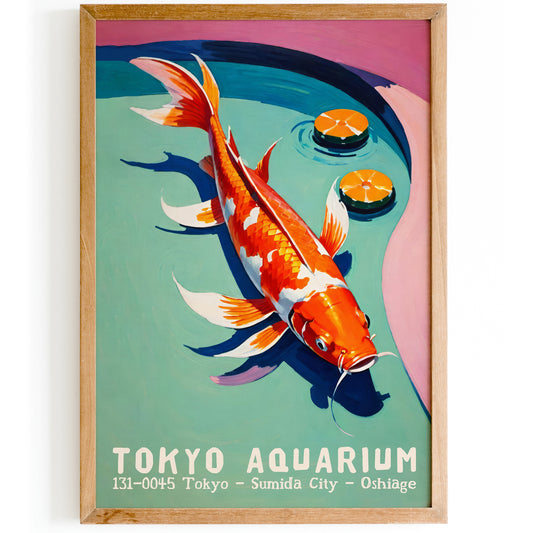 Japanese Aquatic Poster