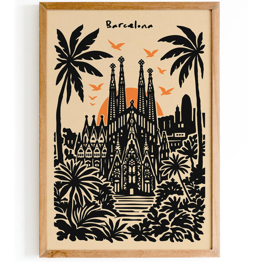 Sagrada Familia Barcelona Poster