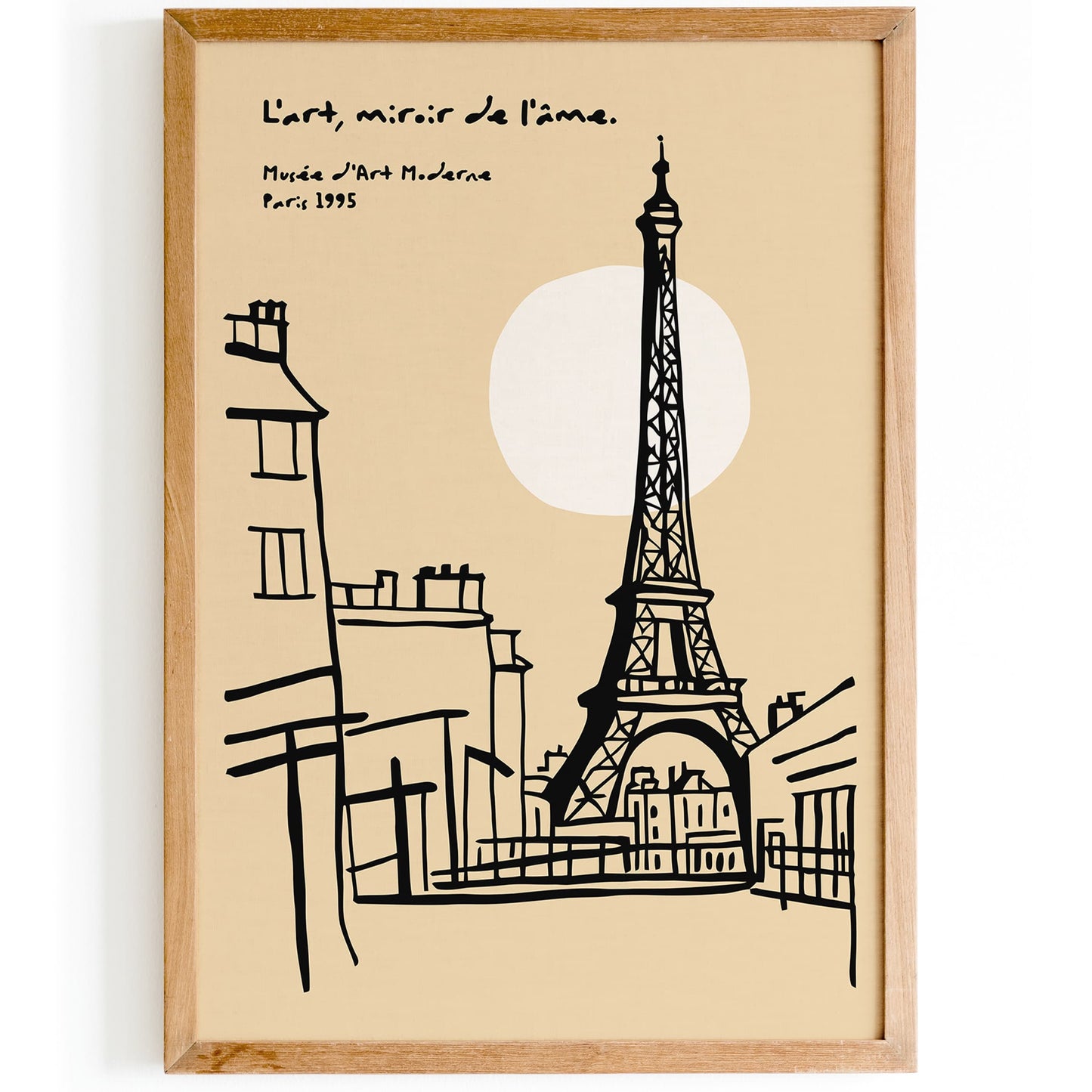 Paris France Poster - Art Mirror of Soul Travel Wall Art