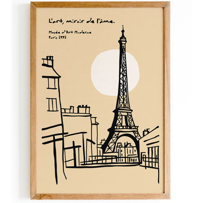 Paris France Poster - Art Mirror of Soul Travel Wall Art