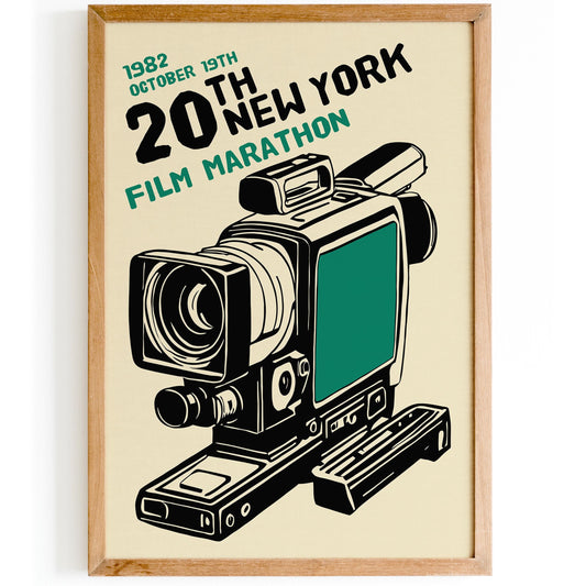 New York Film Marathon Poster