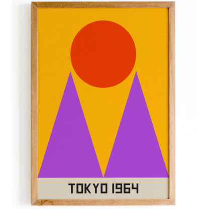 1964 Tokyo Olympic Poster