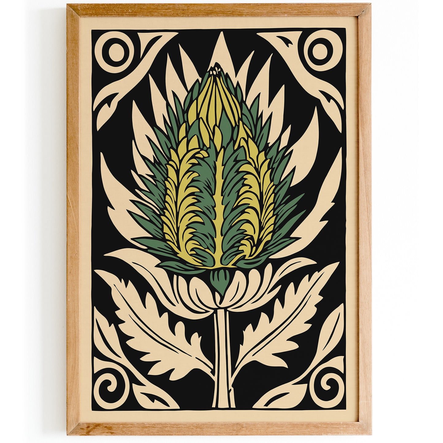 Vintage Cut Out Artichoke Kitchen Print